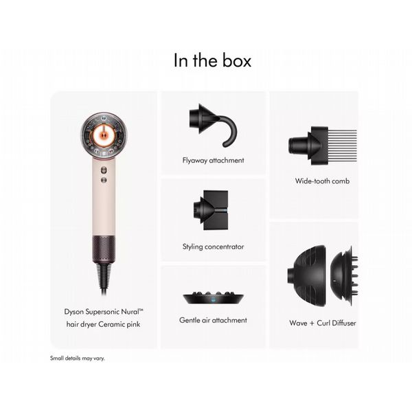 Dyson Supersonic Nural Curly and Coily Hair Dryer - Ceramic Pink