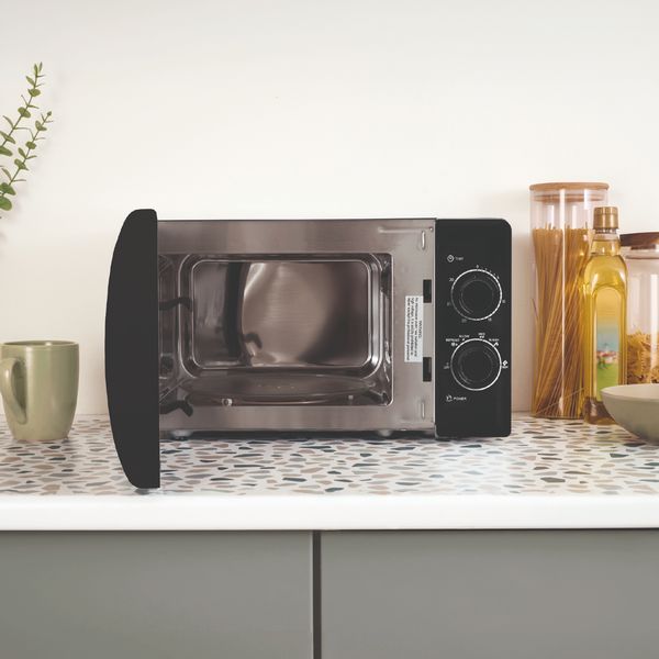 Hamilton Beach Stealth Kettle, Toaster and 20L Stainless Steel Interior Microwave Black