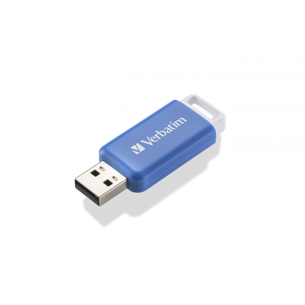 Verbatim Databar USB Drive USB 2.0 64GB Blue 49455