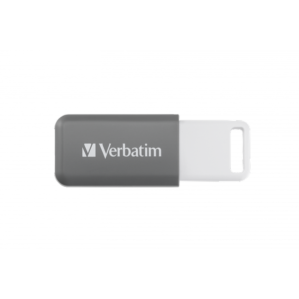 Verbatim Databar USB Drive USB 2.0 128GB Grey 49456