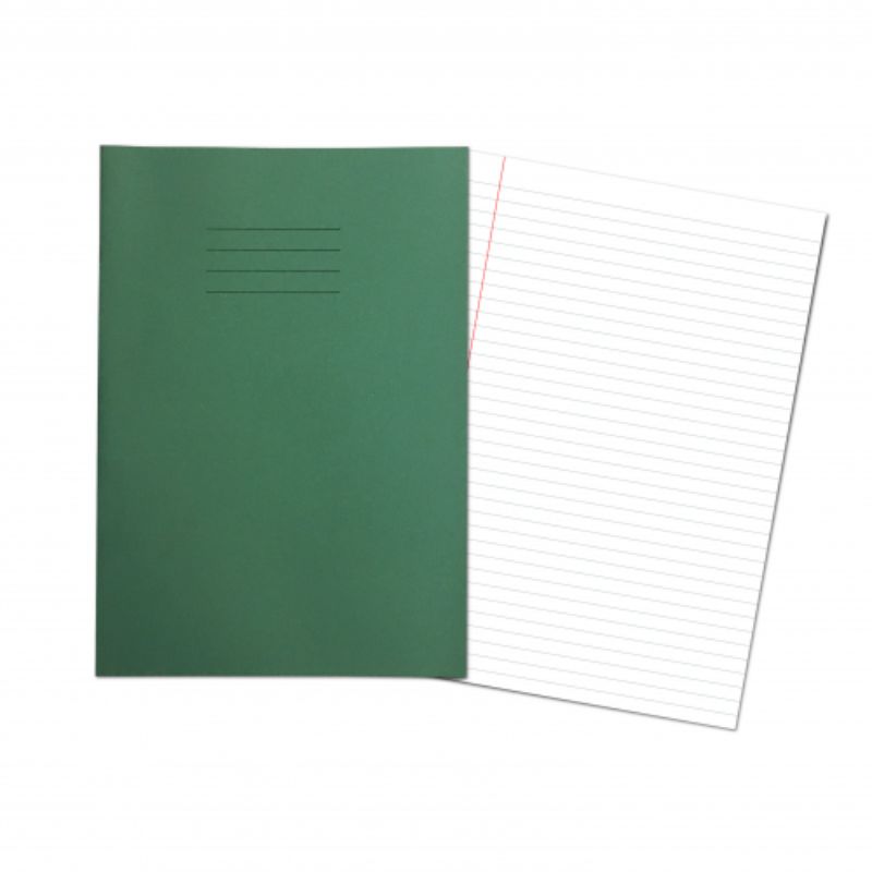 A4 Exercise Jotter Lined (8mm Feint & Margin)