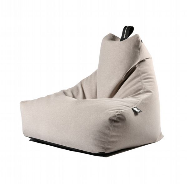 Extreme Lounging Brushed Suede Mighty B Bag In Stone Grey
