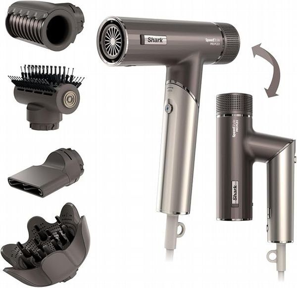 Shark Speedstyle Pro Flex 4-in-1 High-Velocity Hair Dryer System Hd542Uk