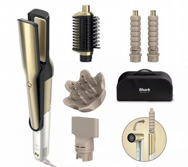 Shark Glam Ceramic & Air Styling And Drying System With Diffuser Hd6052Suk