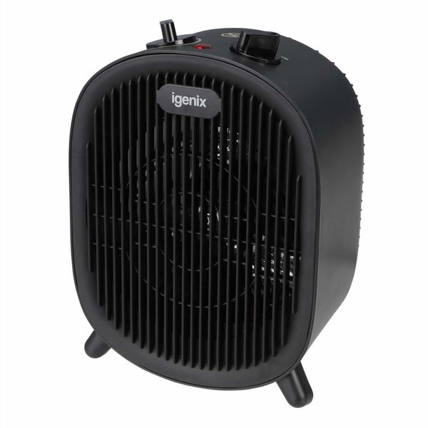 Igenix 2Kw Upright Fan Heater Black