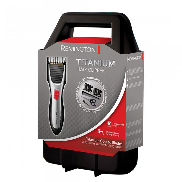 Remington Titanium Hair Clipper Set Hc340