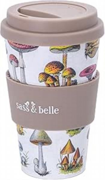 Vintage Mushroom Travel Coffee Cup